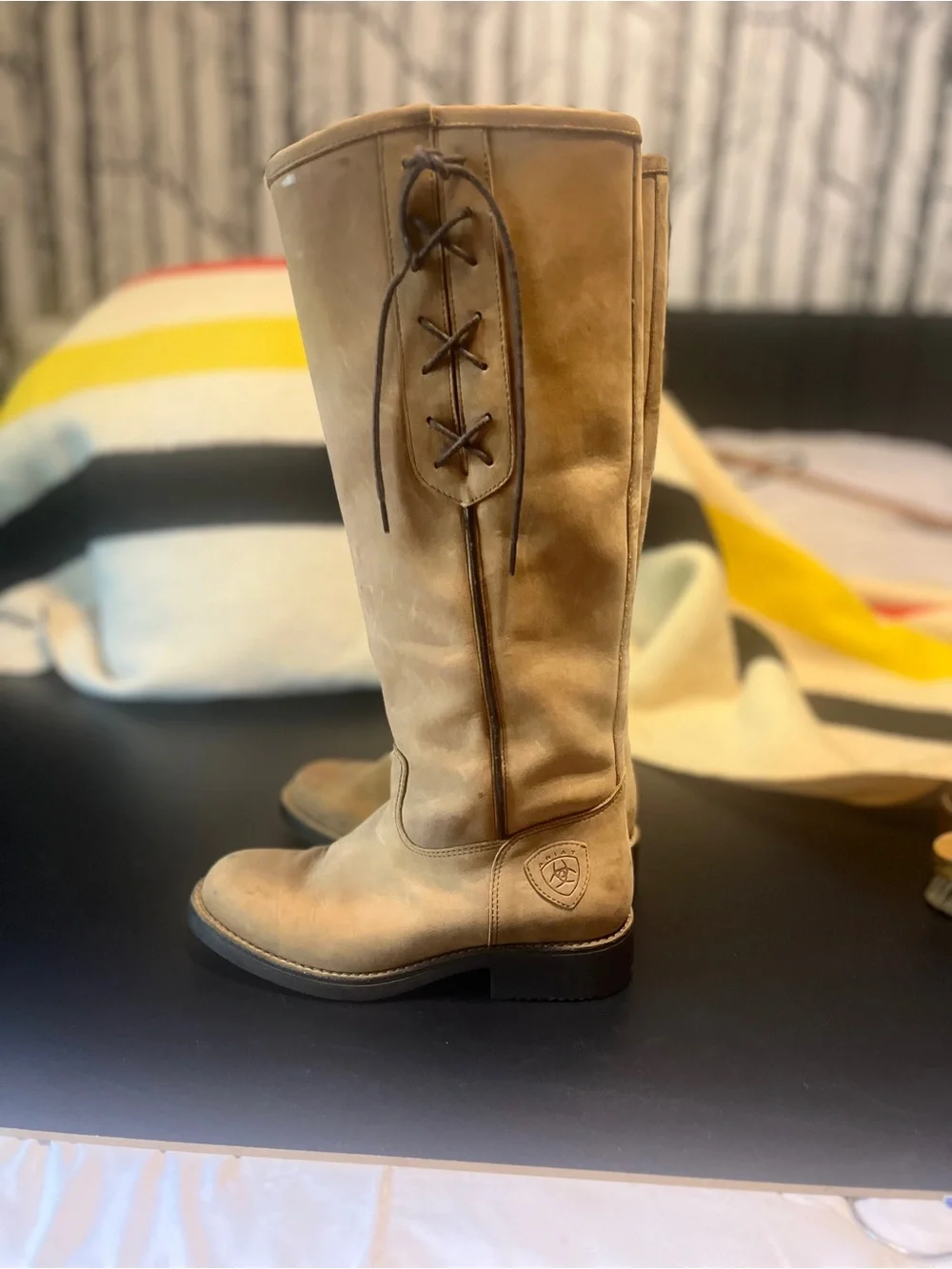 Ariat Tall Leather Boots - Tan